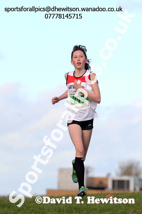 Under-13 girls Sherman Cup, Temple Park, South Shields. Photo: David T. Hewitson/Sports for All Pics